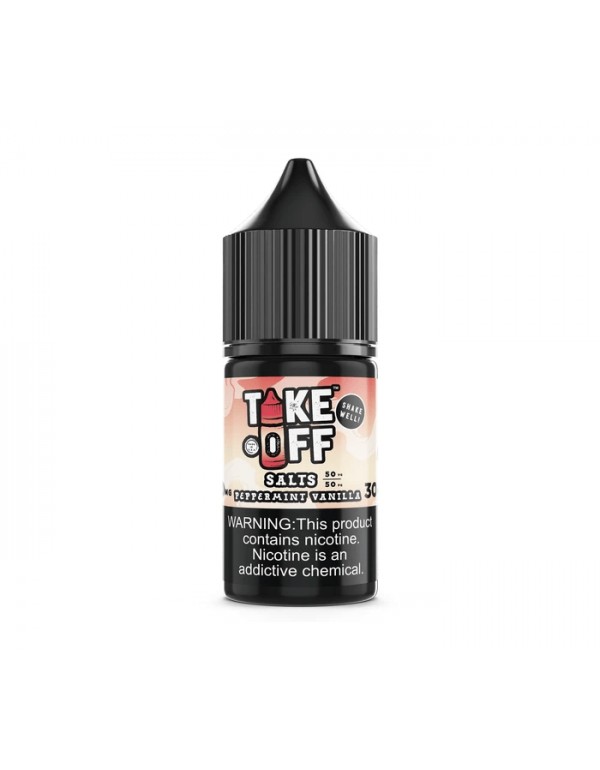 TAKE OFF Peppermint Vanilla 30ml Nic Salt Vape Jui...