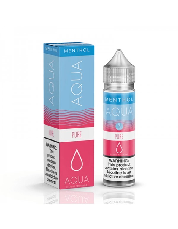 Aqua Synthetic Nicotine Pure Menthol 60ml Vape Juice