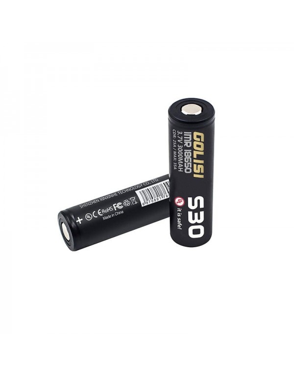 Golisi IMR S30 Pro Series 18650 35A/3000mAh Batter...