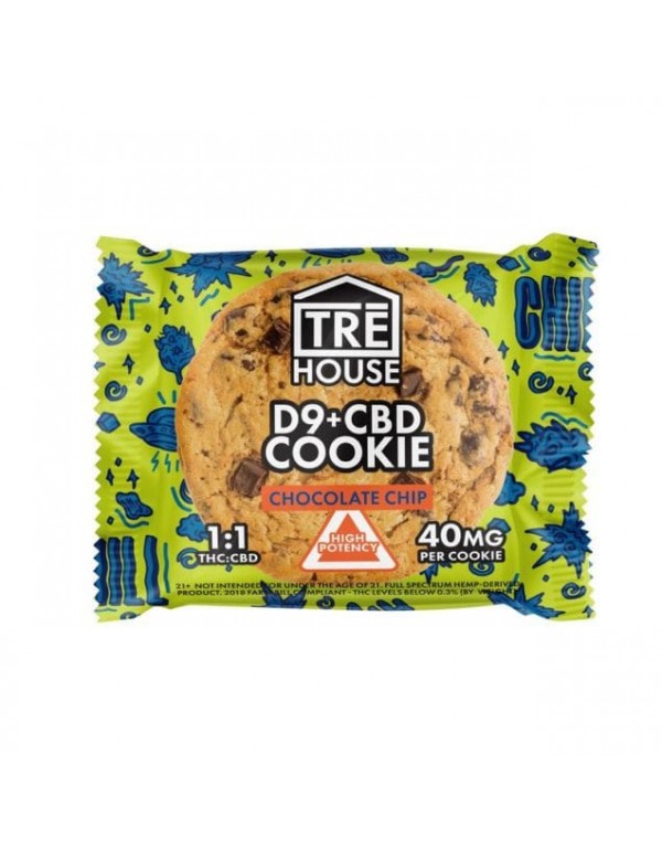 TRE House Delta 9 + CBD Chocolate Chip Cookie