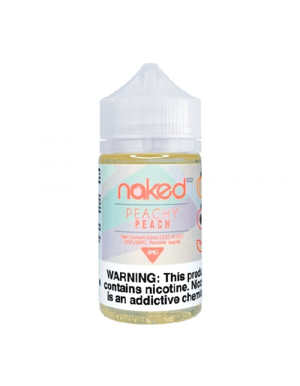 Peachy Peach 60ml Vape Juice - Naked 100