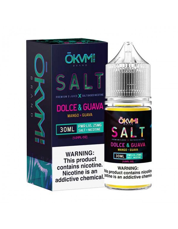 Okami Salts Dolce and Guava 30ml Nic Salt Vape Jui...