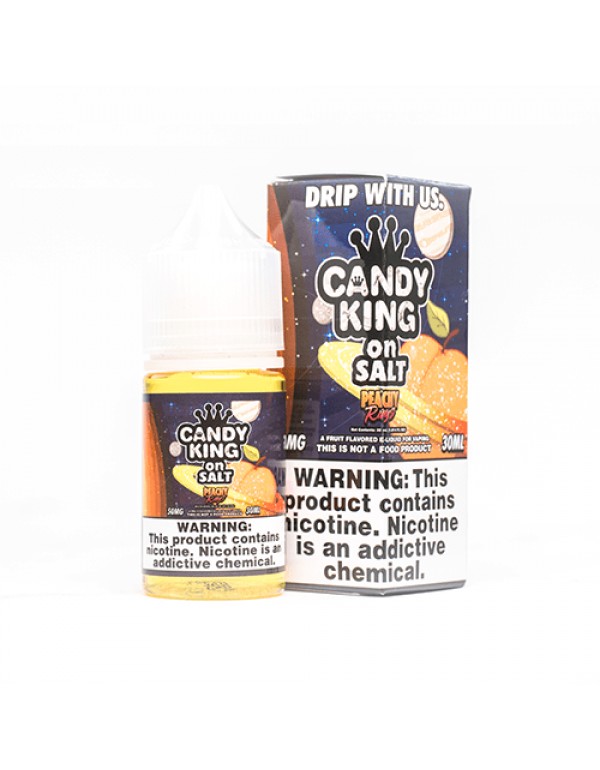 Candy King Peachy Rings Synthetic Nicotine 30ml Nic Salt Vape Juice