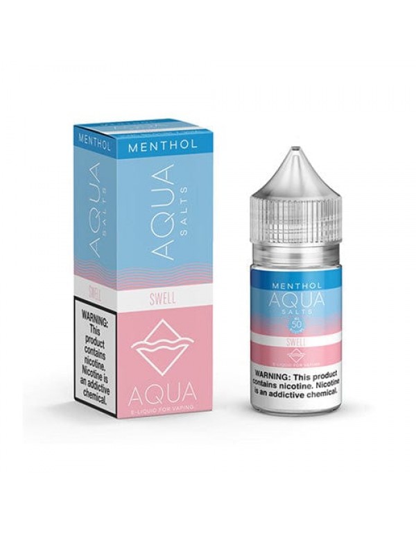 Aqua Salts Menthol Swell 30ml Nic Salt Vape Juice