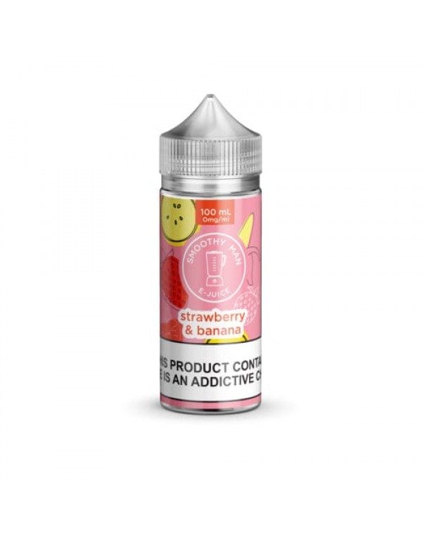 Smoothy Man Strawberry & Banana 100ml Vape Jui...