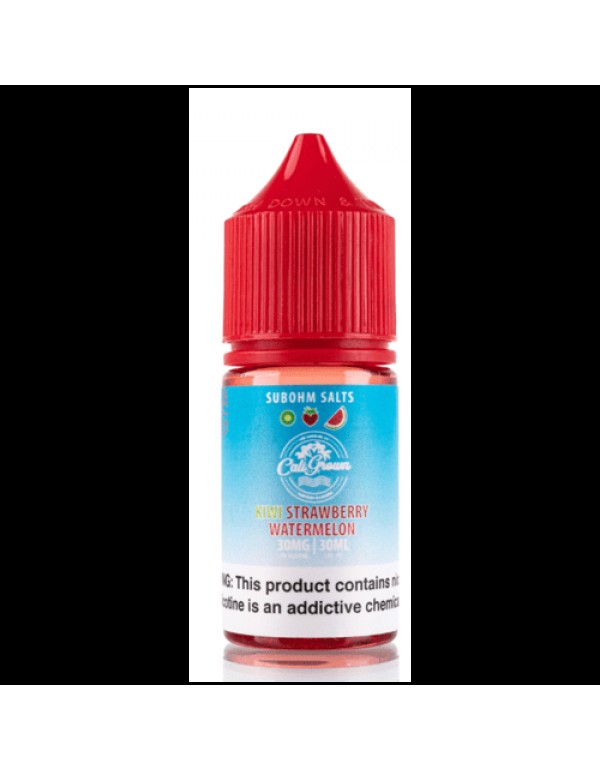 Kiwi Strawberry Watermelon 30ml Nic Salt Vape Juice - California Grown