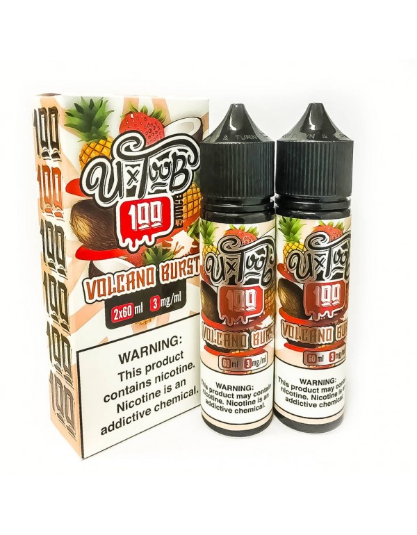 U TooB 100 Volcano Burst 2x 60ml (120ml) Vape Juic...