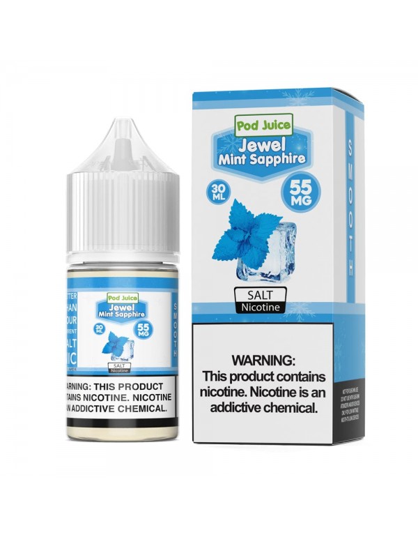 Pod Juice Jewel Mint Sapphire 30ml Nic Salt Vape J...