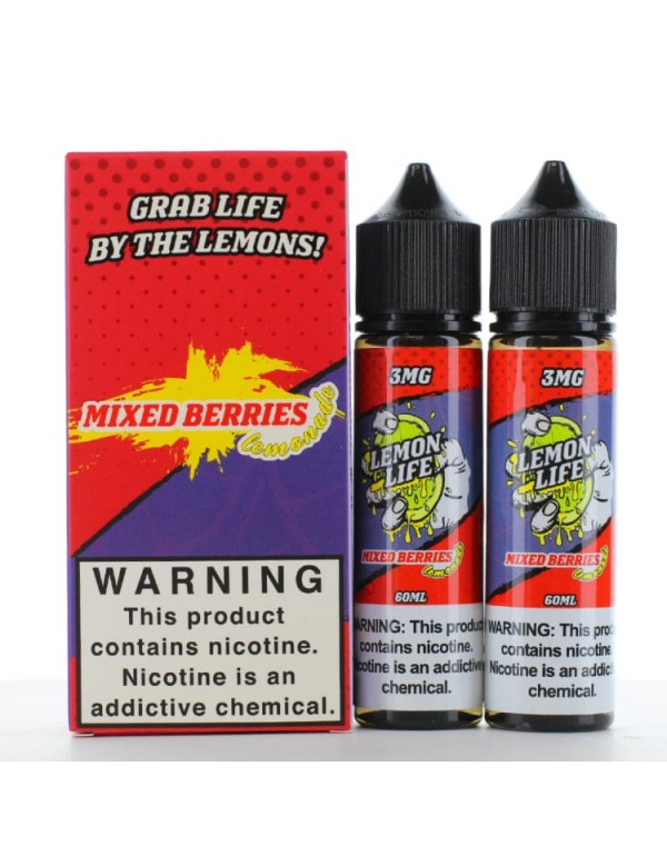 Lemon Life Twin Pack Mixed Berries 2x 60ml Vape Ju...