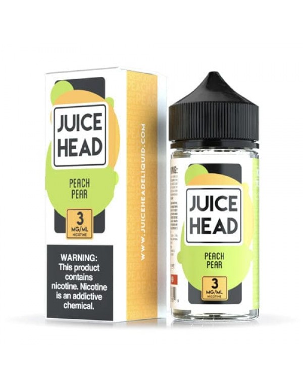 Juice Head Peach Pear 100ml Vape Juice (0mg)