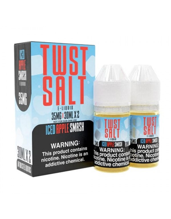 Iced Apple Smash 2x 30ml (60ml) Nic Salt Vape Juic...