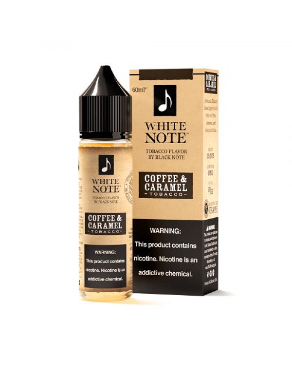 Coffee and Caramel Tobacco 60ml Vape Juice - White...