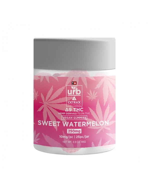 Urb x Delta Extrax 250mg Delta 9 Gummies (25x Jar)