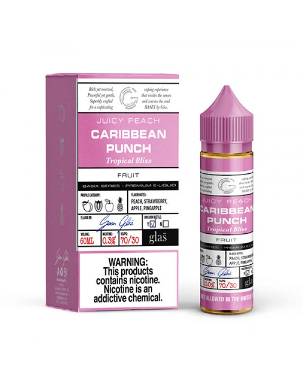 GLAS Basix Caribbean Punch 60ml Vape Juice - 0mg