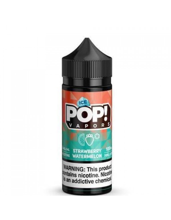 POP! Vapors Strawberry Watermelon ICE 100ml Vape J...
