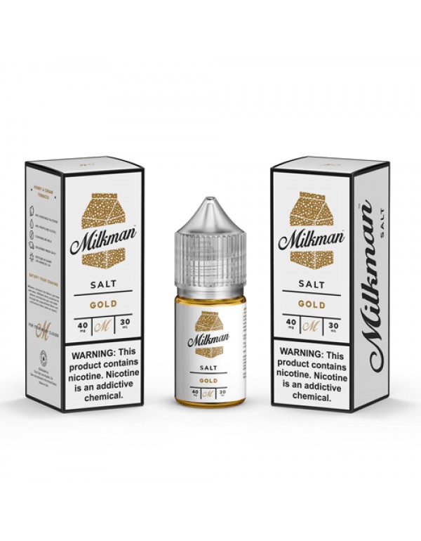 The Milkman Salt Gold 30ml Nic Salt Vape Juice