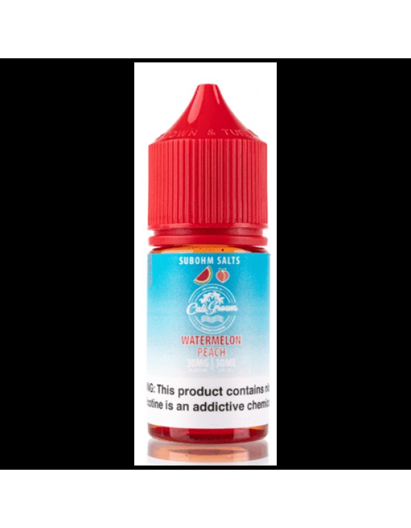 Watermelon Peach 30ml Nic Salt Vape Juice - Califo...