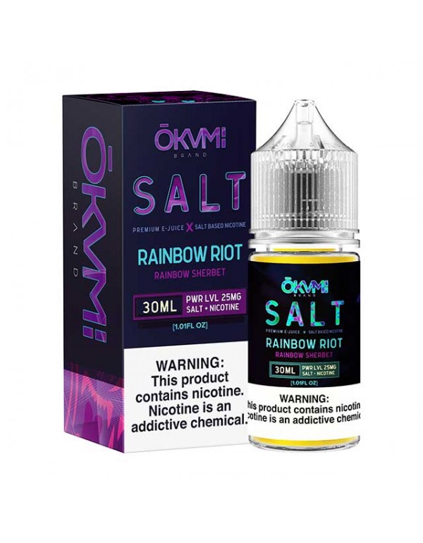Okami Salts Rainbow Riot 30ml Nic Salt Vape Juice