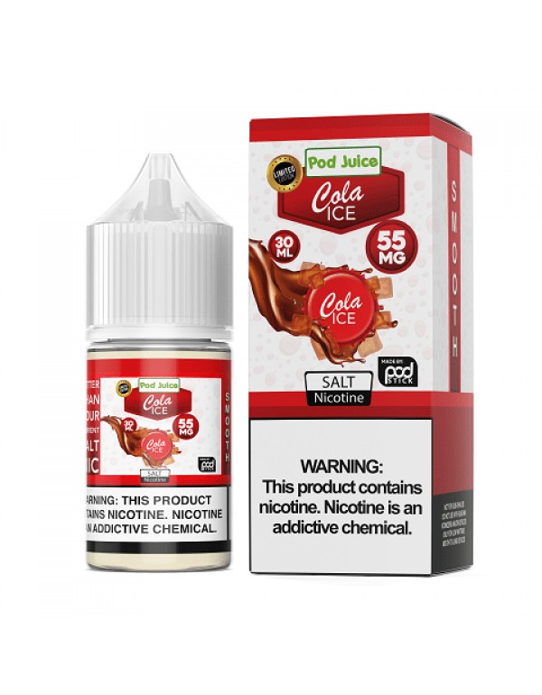 Pod Juice Cola Ice 30ml Nic Salt Vape Juice