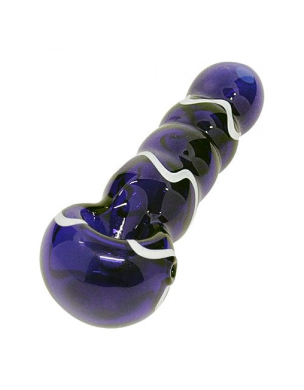 Blue Wig Wag Hand Pipe