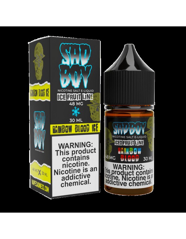 Sadboy Salts Rainbow Blood Ice 30ml Nic Salt Vape ...