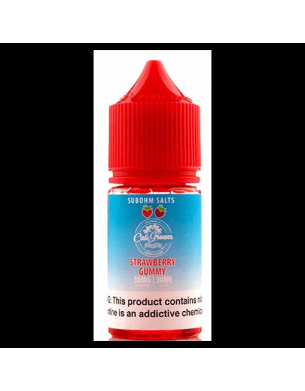 Strawberry Gummy 30ml Nic Salt Vape Juice - Califo...