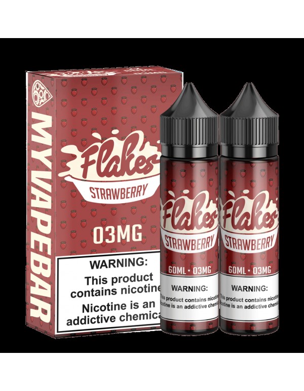 Strawberry 120ml Vape Juice - Flakes