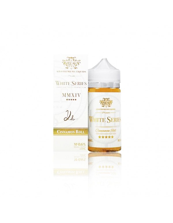 Kilo White Series Cinnamon Roll 100ml Vape Juice