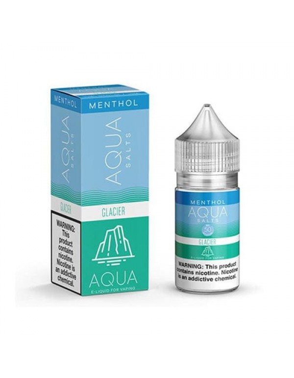 Aqua Salts Menthol Glacier 30ml Nic Salt Vape Juic...