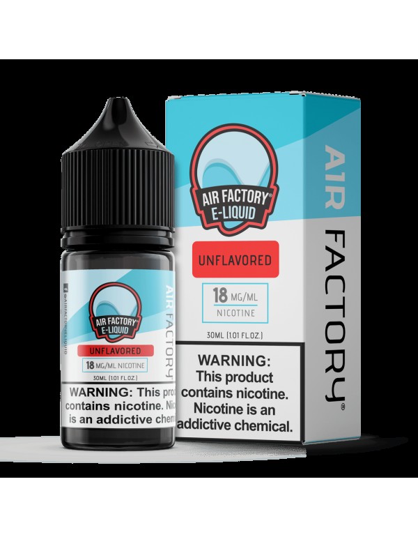 Air Factory Unflavored 30ml Nic Salt Vape Juice
