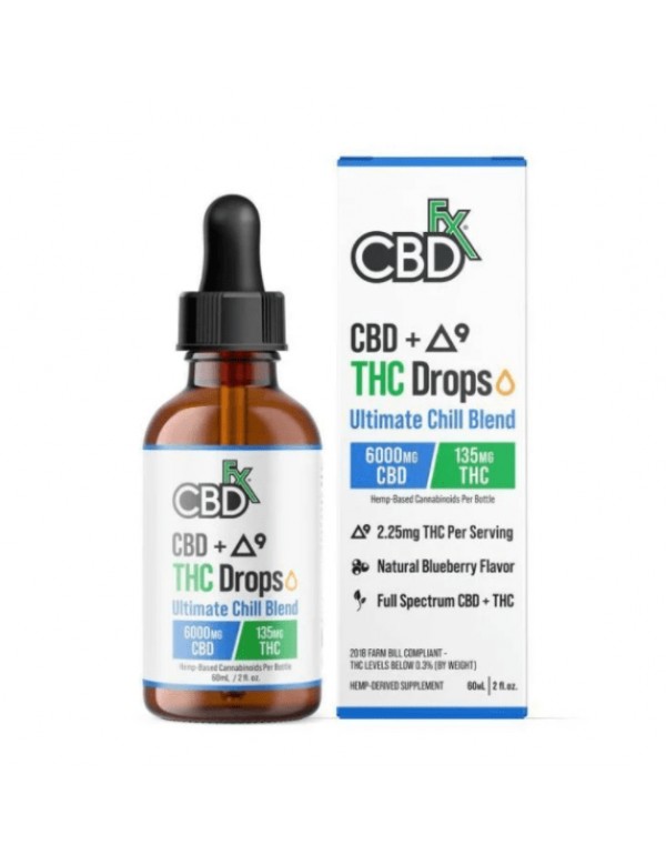 CBDfx Delta 9 + CBD Ultimate Chill Blend Tincture