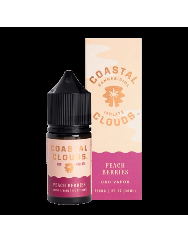 Peach Berries 30ml CBD Juice - Coastal Clouds