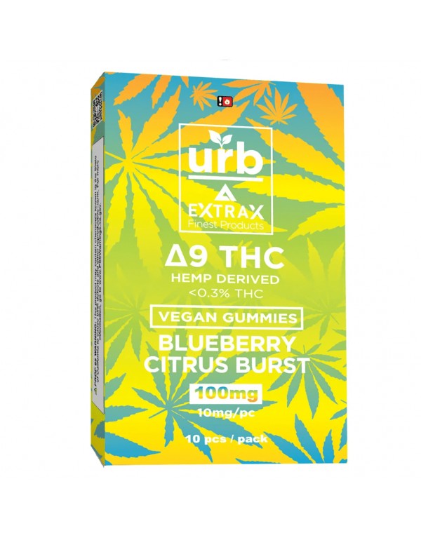 Urb x Delta Extrax 100mg Delta 9 Gummies (10x Pack)