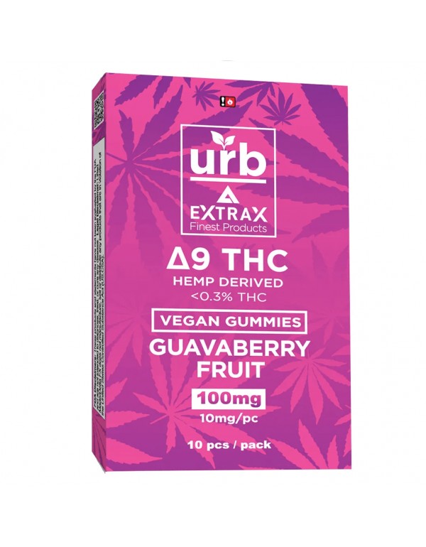 Urb x Delta Extrax 100mg Delta 9 Gummies (10x Pack)