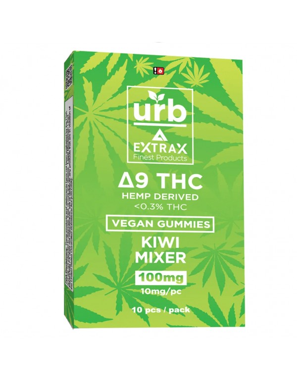 Urb x Delta Extrax 100mg Delta 9 Gummies (10x Pack)