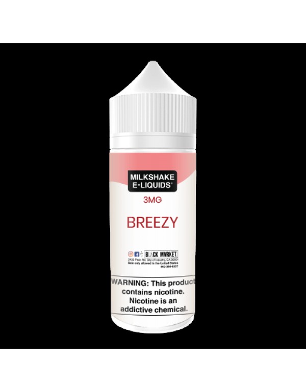 Milkshake Liquids Breezy Shake 100ml Vape Juice