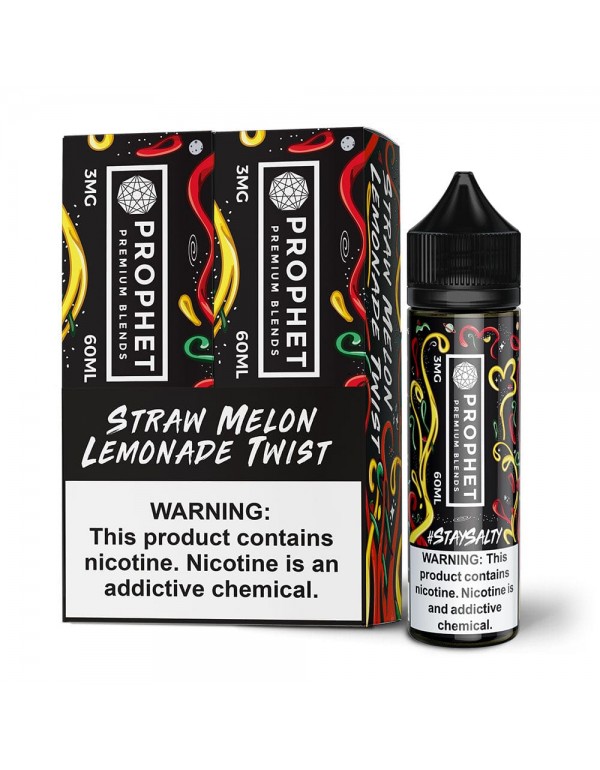 Straw Melon Lemonade Twist 2x 60ml (120ml) Vape Juice - Prophet Premium
