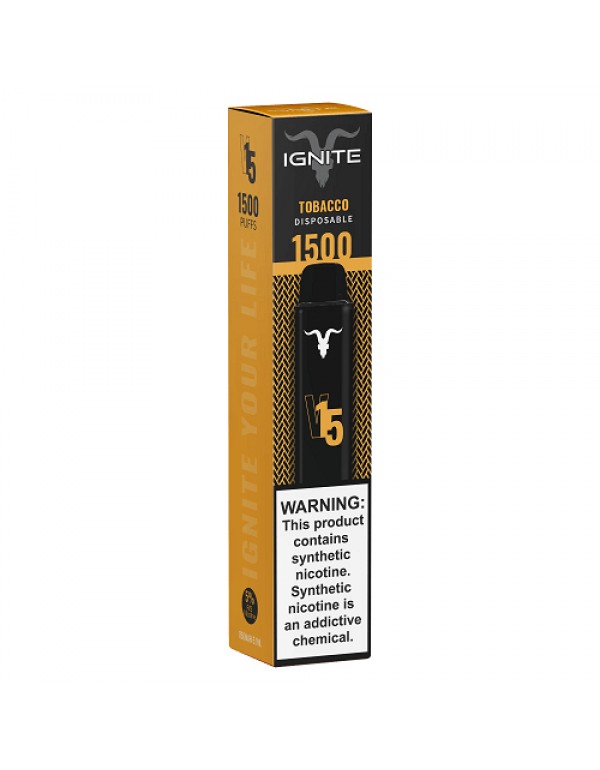 Ignite V15 Disposable Vape - Tobacco