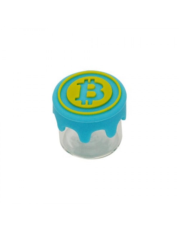 Bitcoin Silicone Concentrate Container