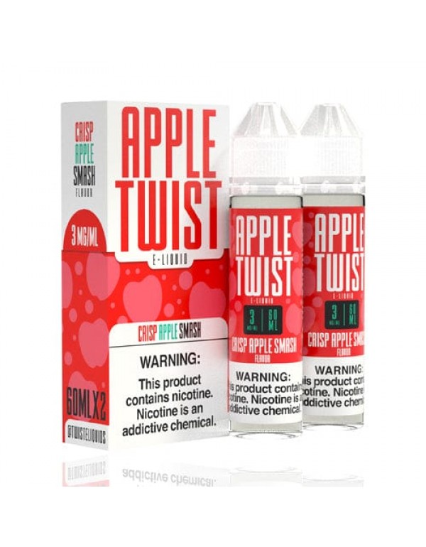 Crisp Apple Smash 2x 60ml (120ml) Vape Juice - Twist E-Liquids