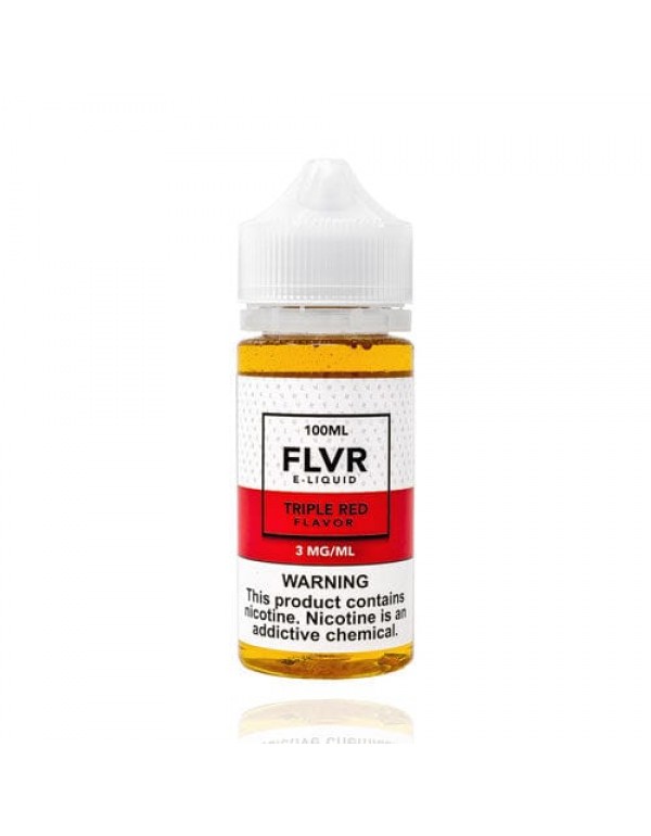 FLVR Triple Red 100ml Vape Juice