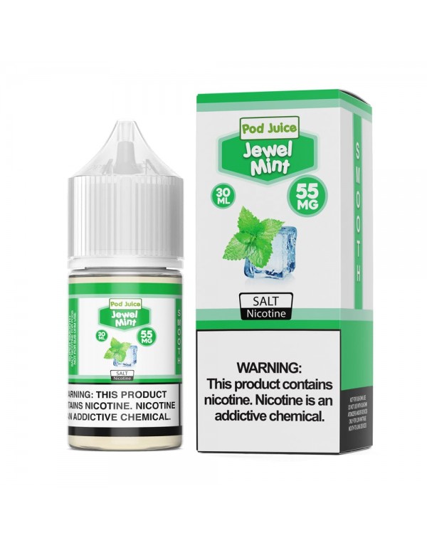 Pod Juice Jewel Mint 30ml Nic Salt Vape Juice