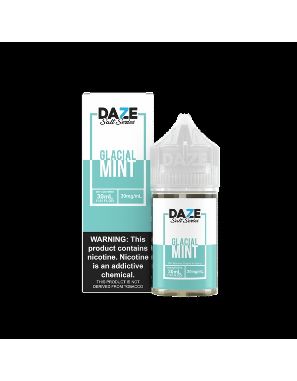 7 Daze Glacial Mint 30ml Nic Salt Vape Juice