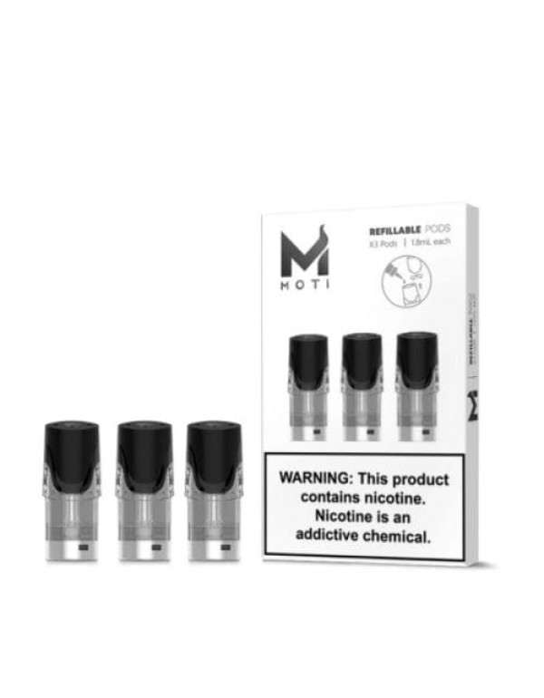 Moti Replacement Refillable Pods 1.8ml (3pcs/pack)