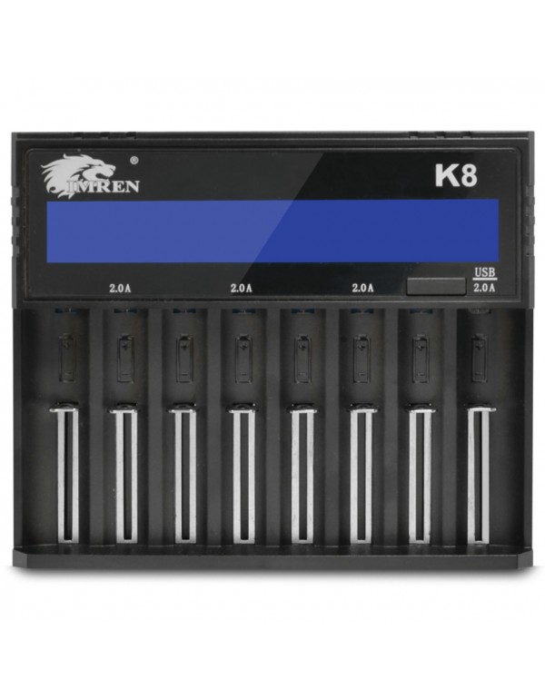 Imren K8 8 Bay Battery Charger