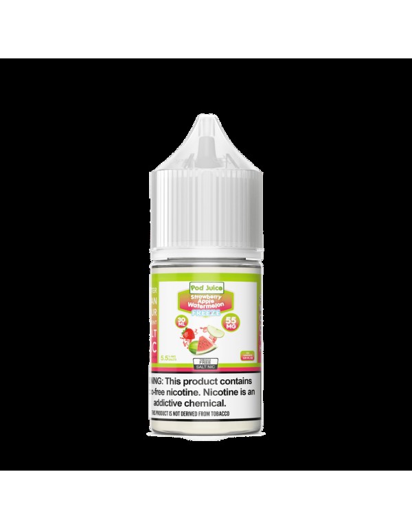 Pod Juice Strawberry Apple Watermelon Freeze TF 30ml Nic Salt Vape Juice