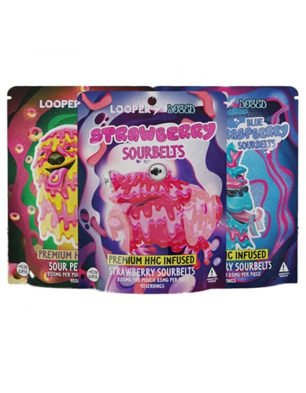 Looper x DOSED HHC Sour Gummies (250mg)