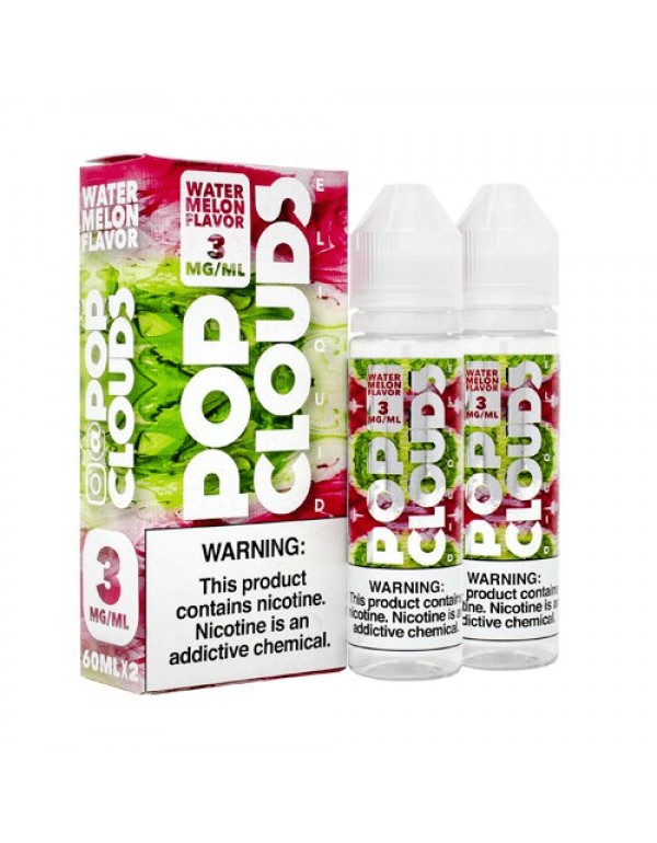 Watermelon Candy 2x 60ml Vape Juice - Pop Clouds