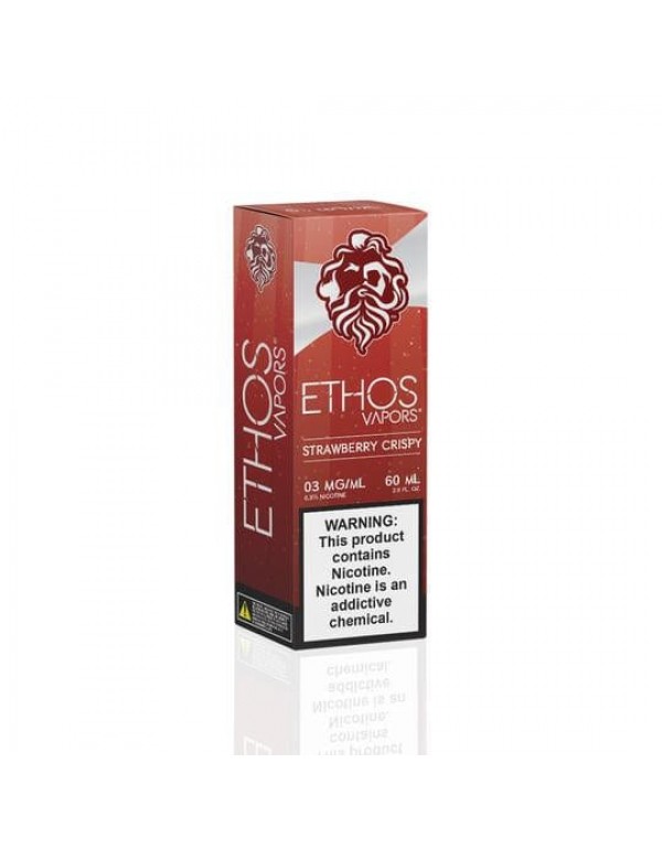 Ethos Vapors Strawberry Crispy Treats 60ml Vape Juice