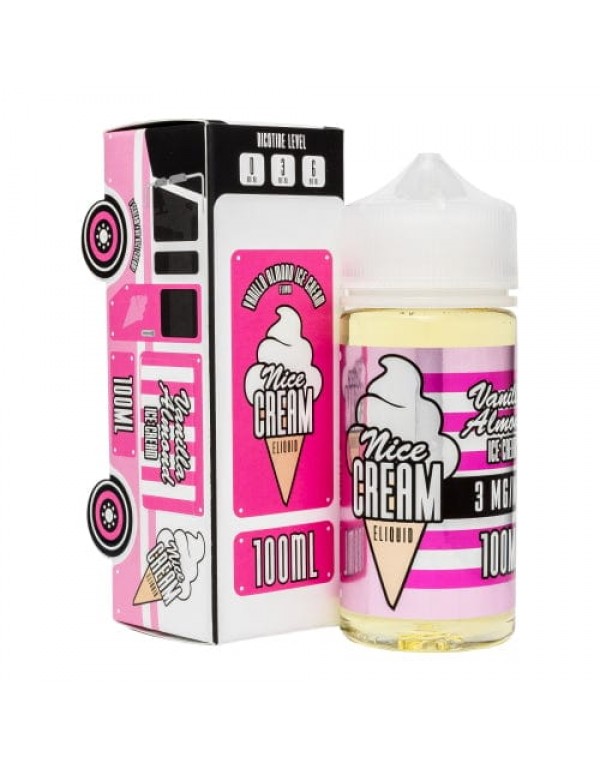 Nice Cream Vanilla Almond Ice Cream 100ml Vape Jui...